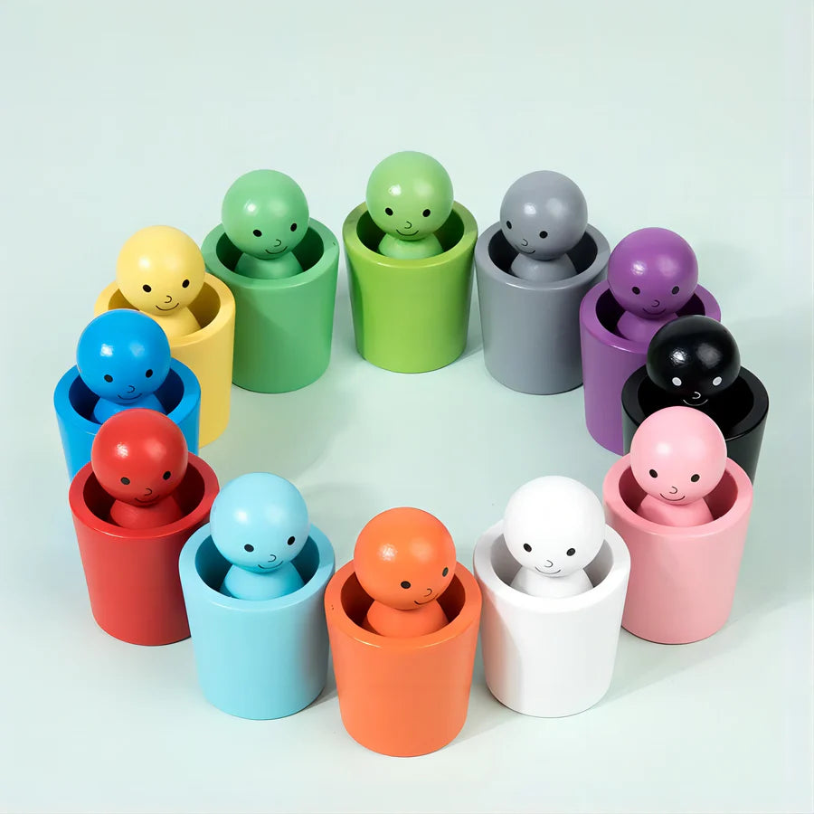 CupFrenzy – Farbige Stapel und Sortierbecher für Kinder zum Lernen und Spielen