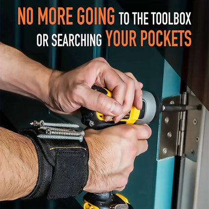 ToolGrip – Magnetisches Armband zur Aufbewahrung von Schrauben Nägeln und Werkzeugen | 1+1 Gratis