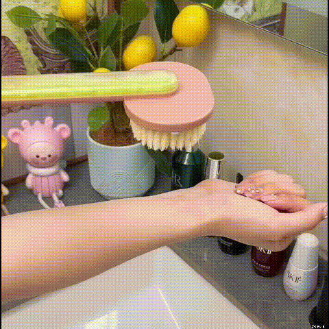 MassageGlide – Hygienisches Badeerlebnis mit Massagebürste