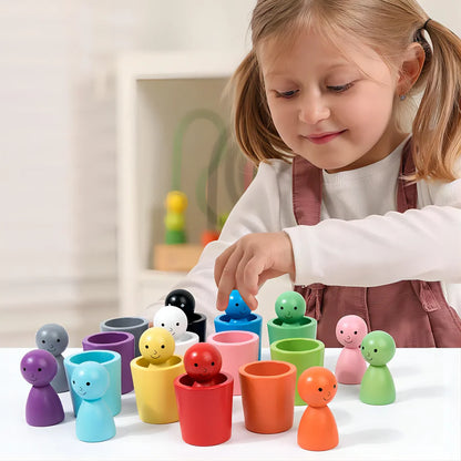 CupFrenzy – Farbige Stapel und Sortierbecher für Kinder zum Lernen und Spielen