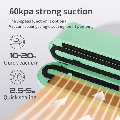 VacuSeal – Automatischer Lebensmittelversiegeler für längere Frische