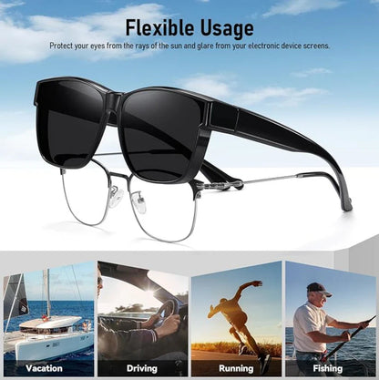 ClearView – Überbrillen mit UV400-Schutz für stilvolle Augenpflege
