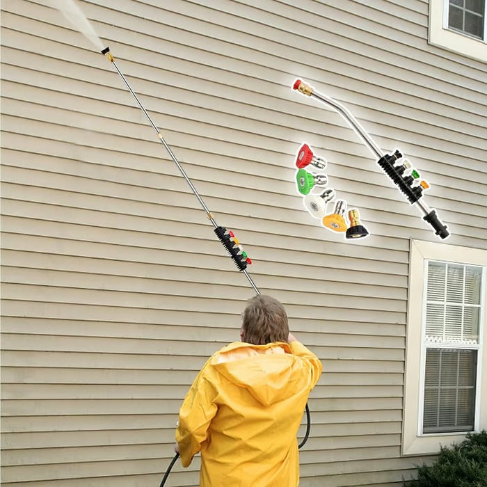 AquaBlast – Teleskopierbare Drucklanze für erweiterte Reinigungsreichweite