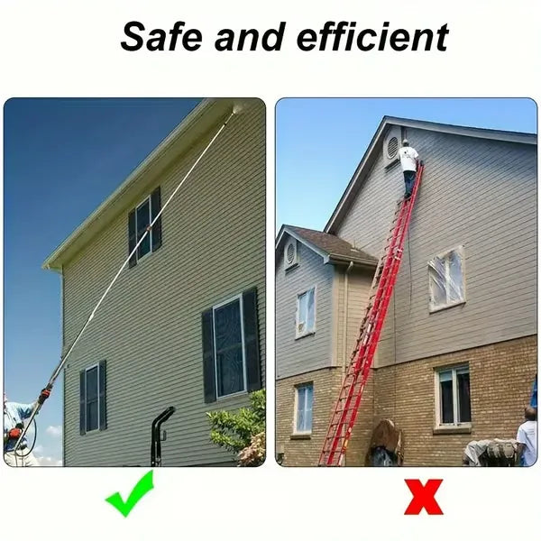 AquaBlast – Teleskopierbare Drucklanze für erweiterte Reinigungsreichweite