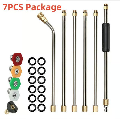 AquaBlast – Teleskopierbare Drucklanze für erweiterte Reinigungsreichweite