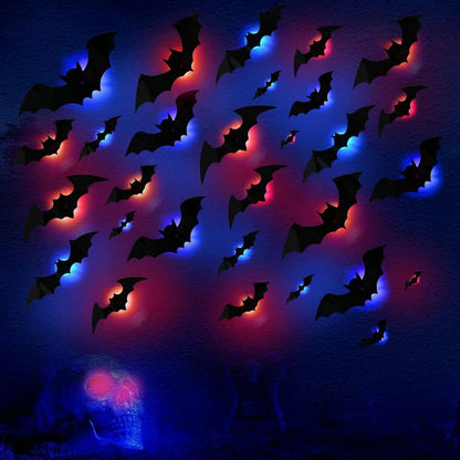 LumiBats – 3D LED Halloween bats for glowing spooky décor