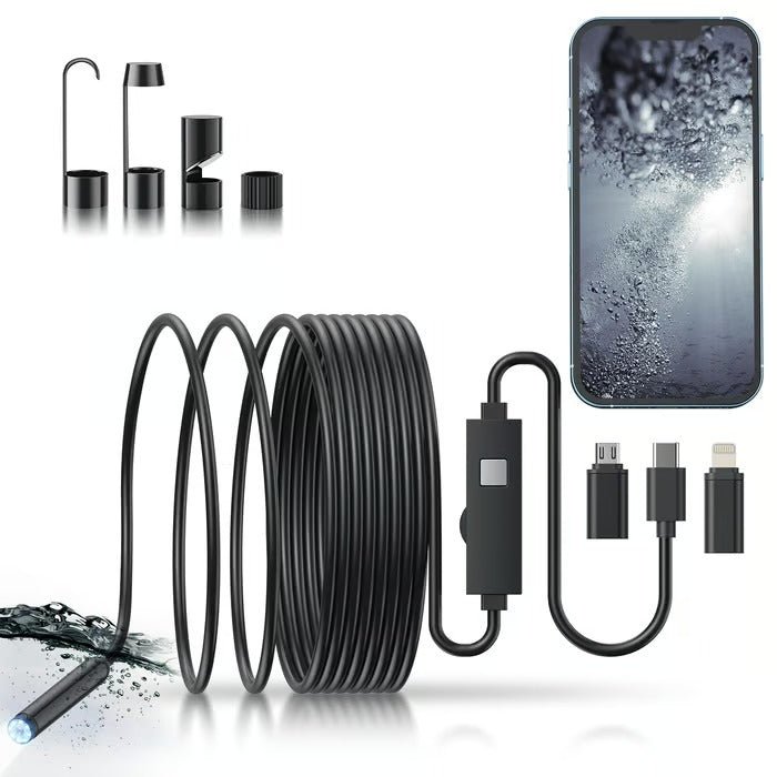 DetailCam – Flexible, wasserdichte HD-Inspektionskamera für Smartphones