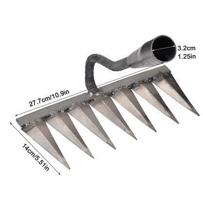 GardenPro – Stahl Unkrautentferner mit Scharfen Zähnen für Effektives Unkrautjäten
