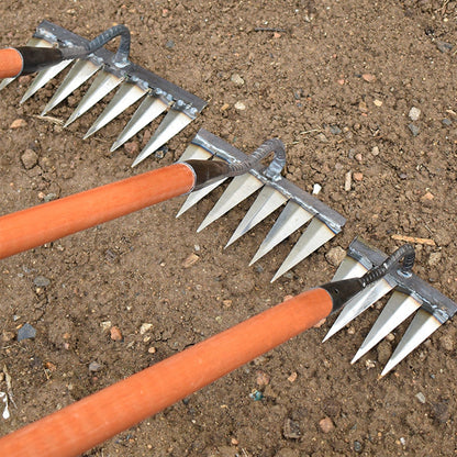 GardenPro – Stahl Unkrautentferner mit Scharfen Zähnen für Effektives Unkrautjäten