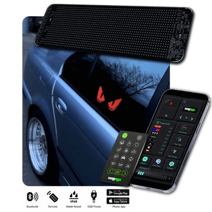 GlowSign – Individuell anpassbares LED-Autodisplay für brillante Bilder