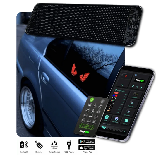 GlowSign – Individuell anpassbares LED-Autodisplay für brillante Bilder