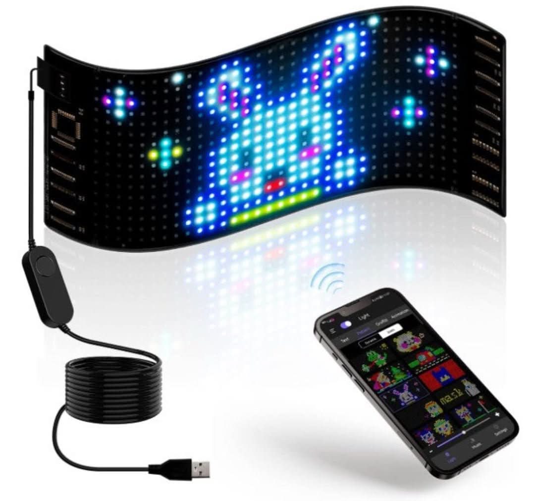 GlowSign – Individuell anpassbares LED-Autodisplay für brillante Bilder