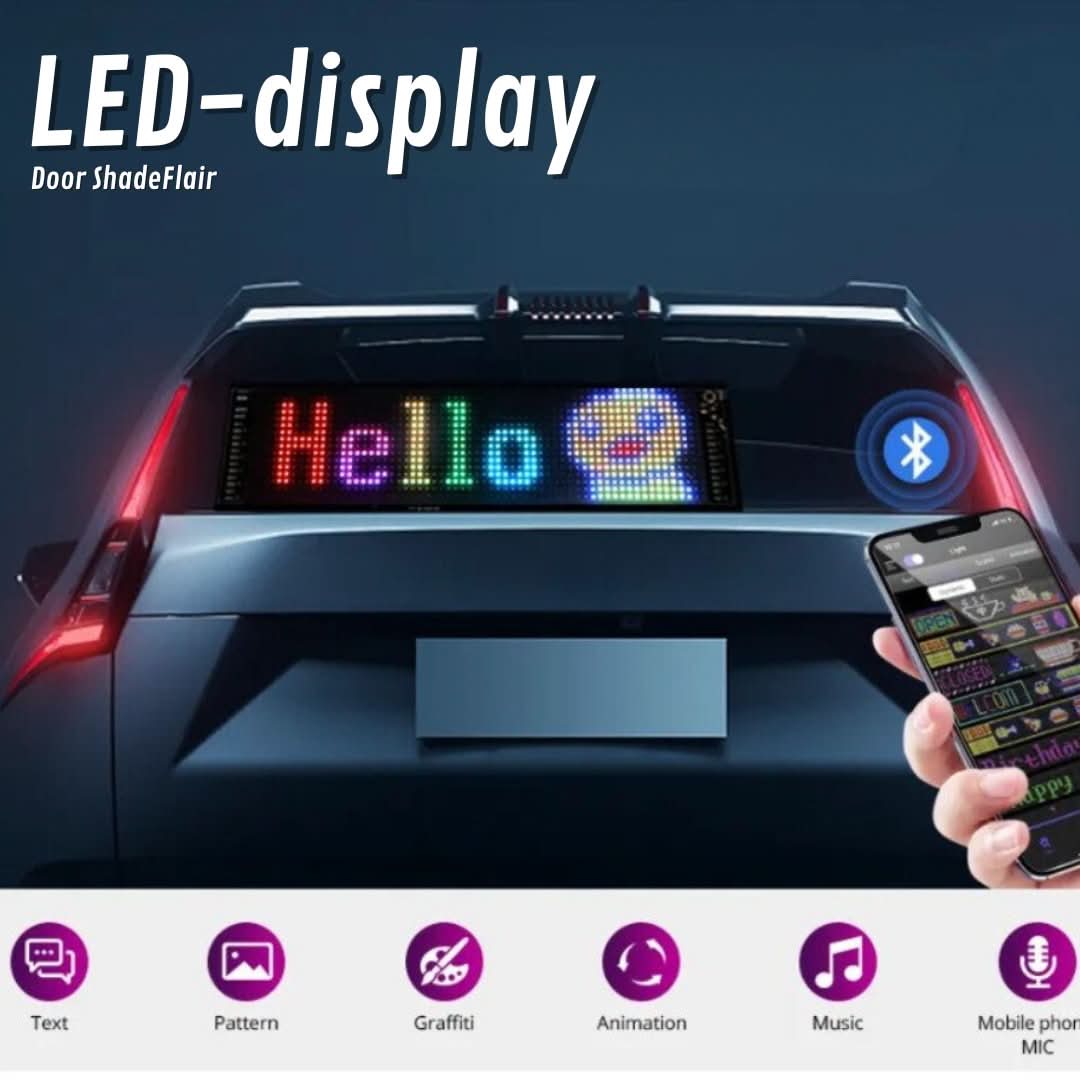 GlowSign – Individuell anpassbares LED-Autodisplay für brillante Bilder