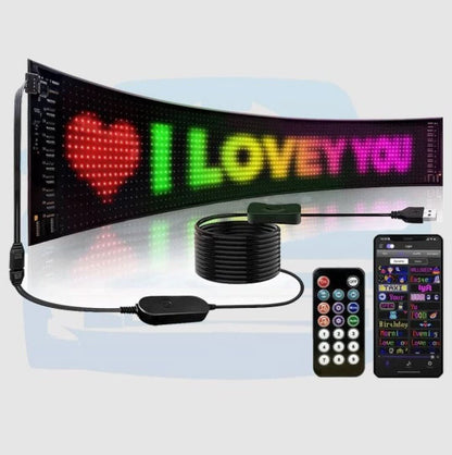 GlowSign – Individuell anpassbares LED-Autodisplay für brillante Bilder