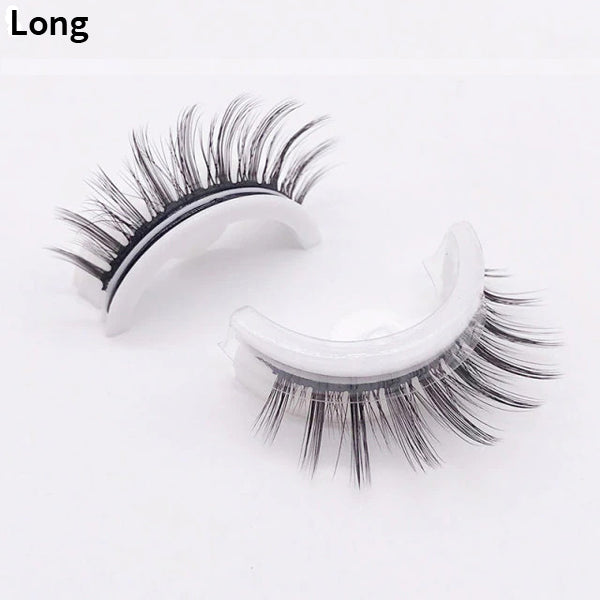 Amelia – Wiederverwendbare Selbstklebende Künstliche Wimpern mit Waschbarem Design | 1+1 Gratis