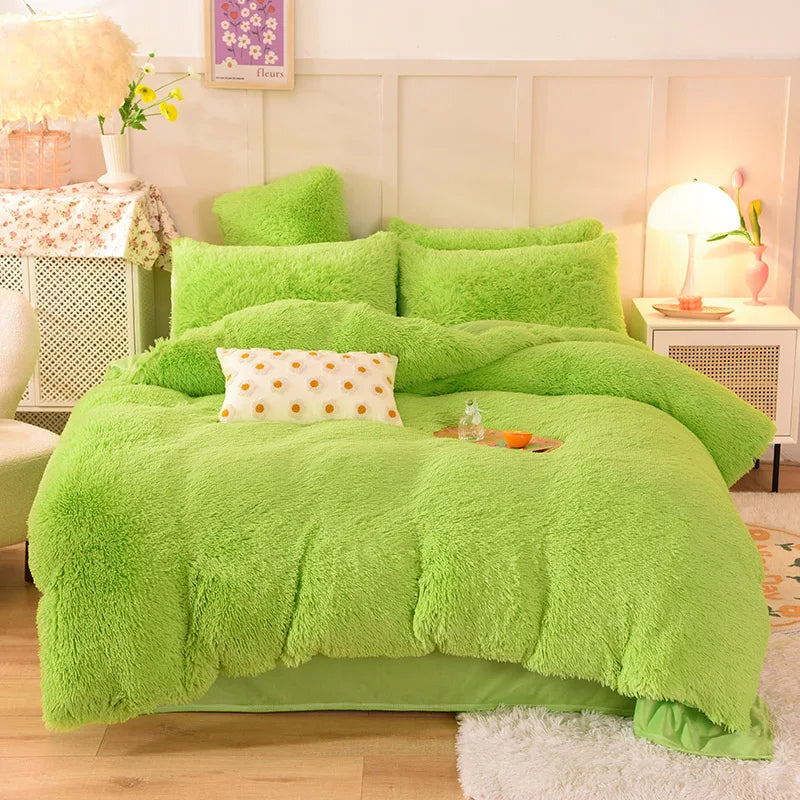 Teddy – Flauschiges Fleece-Bettwäsche-Set für gemütlichen Komfort