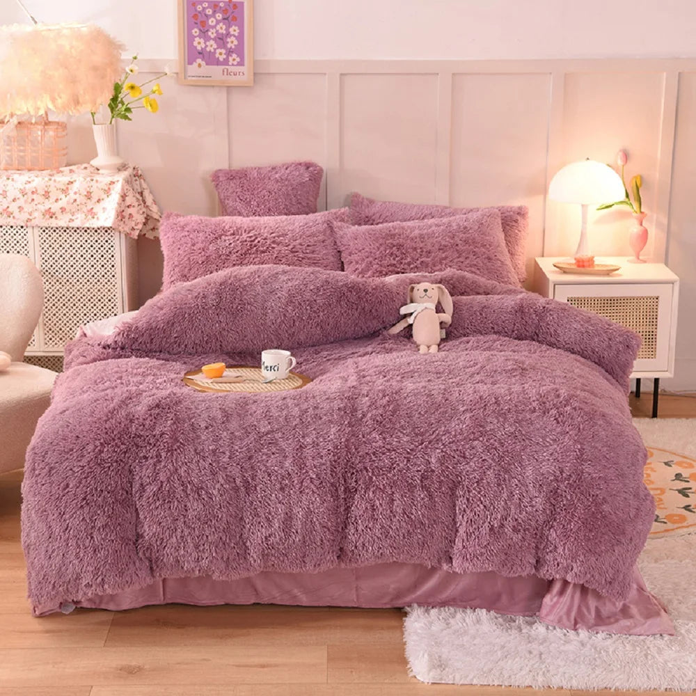 Teddy – Flauschiges Fleece-Bettwäsche-Set für gemütlichen Komfort