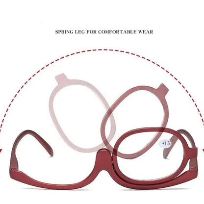 MirrorVue – Schminkbrille mit schwenkbarer Vergrößerungslinse