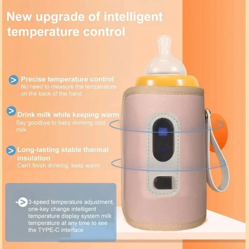 FeedWarm – Tragbarer USB-Babymilchwärmer für unterwegs