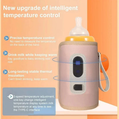 FeedWarm – Tragbarer USB-Babymilchwärmer für unterwegs