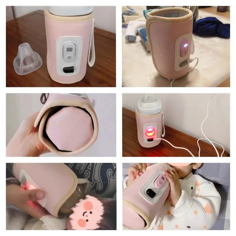 FeedWarm – Tragbarer USB-Babymilchwärmer für unterwegs