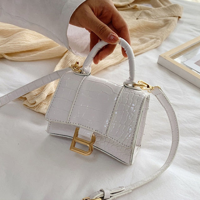 StyleNest – Umhängetasche in Kroko-Optik mit Handytasche
