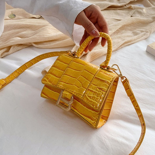 StyleNest – Umhängetasche in Kroko-Optik mit Handytasche
