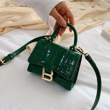 StyleNest – Umhängetasche in Kroko-Optik mit Handytasche