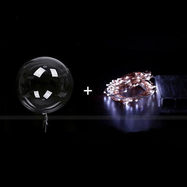 GlowFest - Transparente LED Ballons mit lang anhaltenden Lichtern für Partys und Veranstaltungen