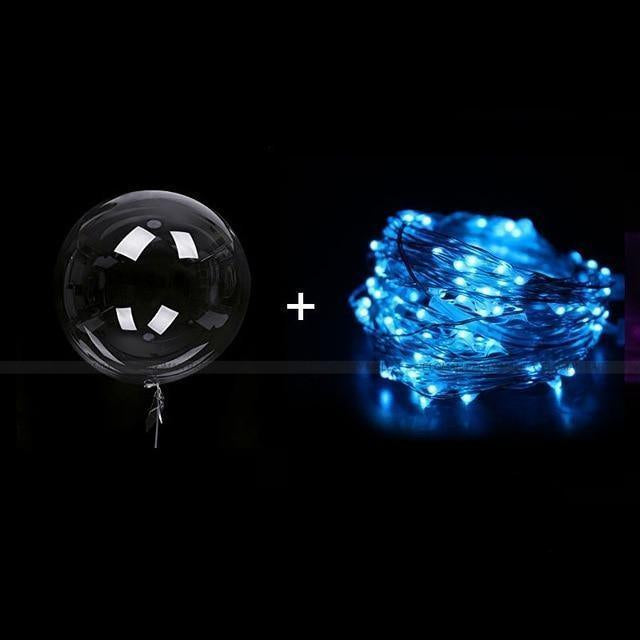 GlowFest - Transparente LED Ballons mit lang anhaltenden Lichtern für Partys und Veranstaltungen