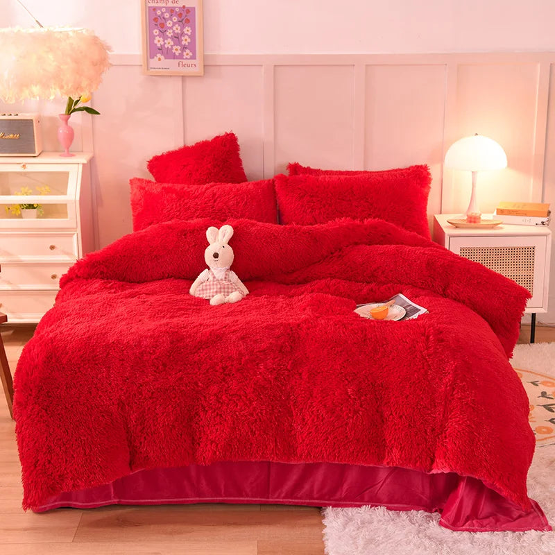 Teddy – Flauschiges Fleece-Bettwäsche-Set für gemütlichen Komfort