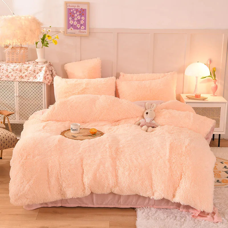 Teddy – Flauschiges Fleece-Bettwäsche-Set für gemütlichen Komfort
