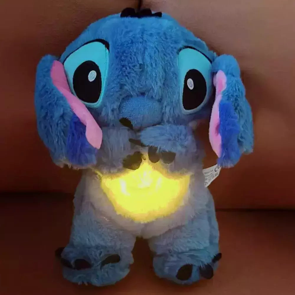 DreamBuddy – Weiches Stitch Plüschtier mit beruhigenden Lichtern und Musik