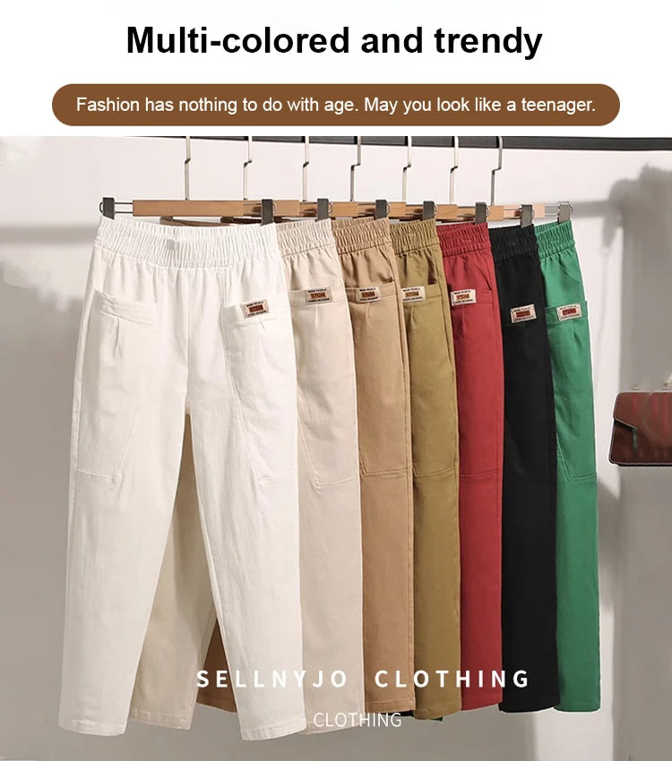 Nara – Atmungsaktive Hose mit Taschen und geradem Bein