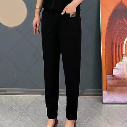 Nara – Atmungsaktive Hose mit Taschen und geradem Bein