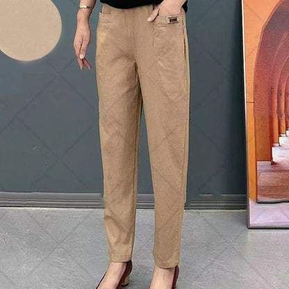 Nara – Atmungsaktive Hose mit Taschen und geradem Bein