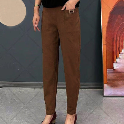 Nara – Atmungsaktive Hose mit Taschen und geradem Bein