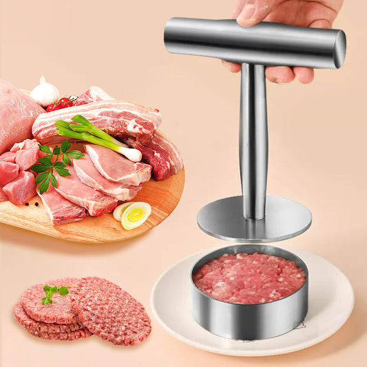 PattyPress – Runde Burger-Patty-Form für perfekte, gleichmäßige Formgebung