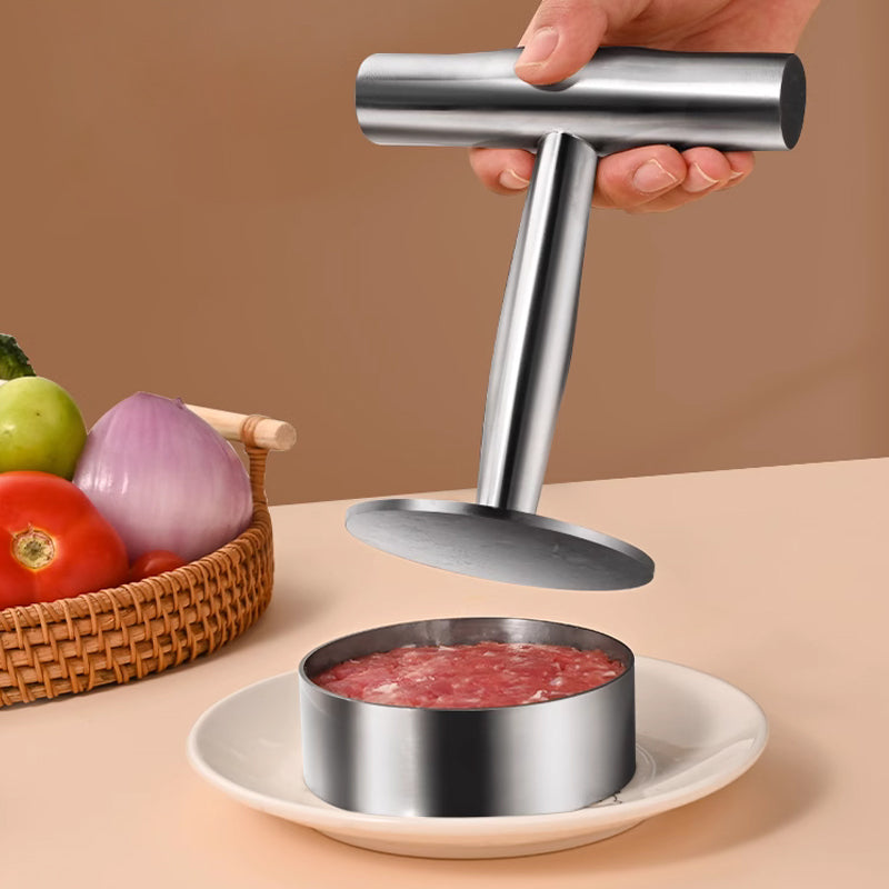 PattyPress – Runde Burger-Patty-Form für perfekte, gleichmäßige Formgebung