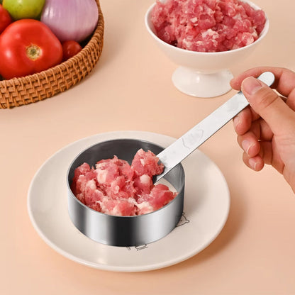 PattyPress – Runde Burger-Patty-Form für perfekte, gleichmäßige Formgebung