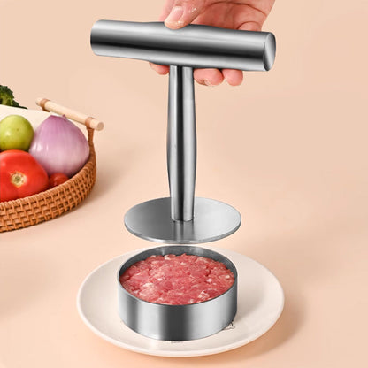 PattyPress – Runde Burger-Patty-Form für perfekte, gleichmäßige Formgebung