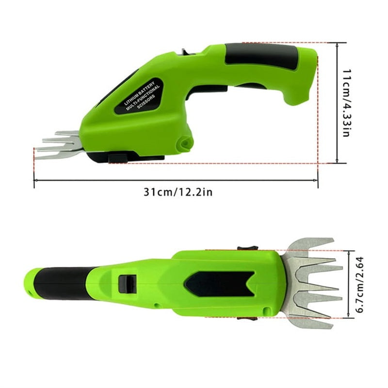 CutWire – 2-in-1-Akku-Gartenschere für einfache Rasen- und Heckenpflege