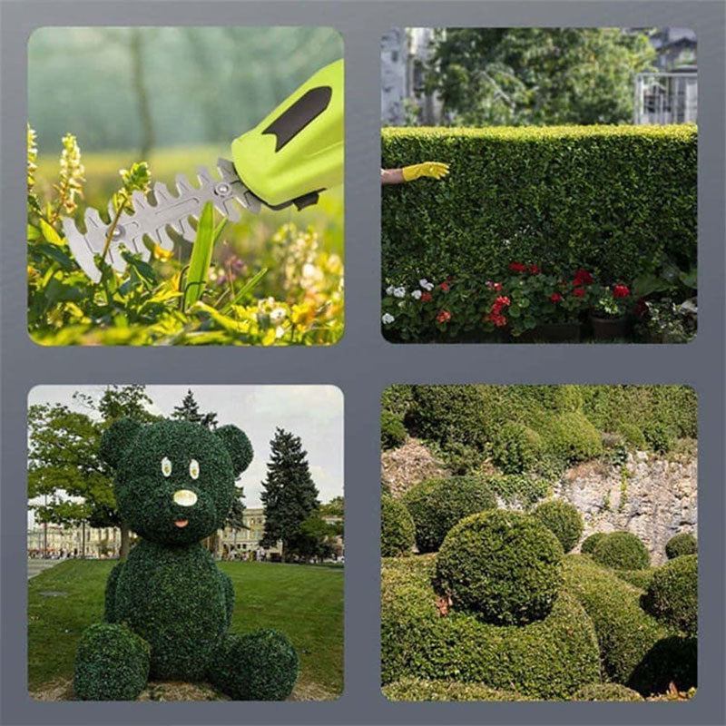 CutWire – 2-in-1-Akku-Gartenschere für einfache Rasen- und Heckenpflege