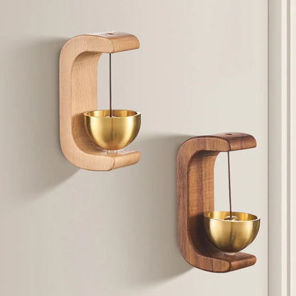 ChimeAura – Elegante Magnet-Türklingel mit Holzoptik und klarem, sanftem Klang