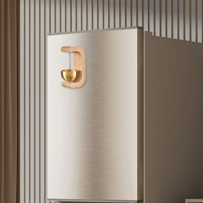 ChimeAura – Elegante Magnet-Türklingel mit Holzoptik und klarem, sanftem Klang