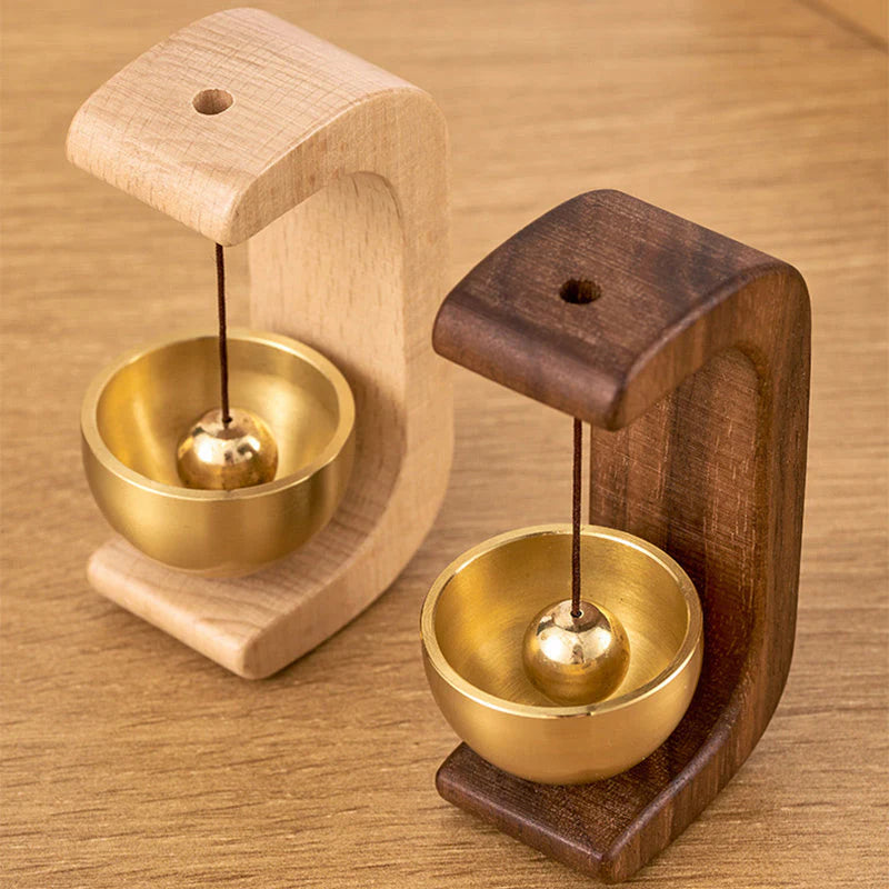 ChimeAura – Elegante Magnet-Türklingel mit Holzoptik und klarem, sanftem Klang