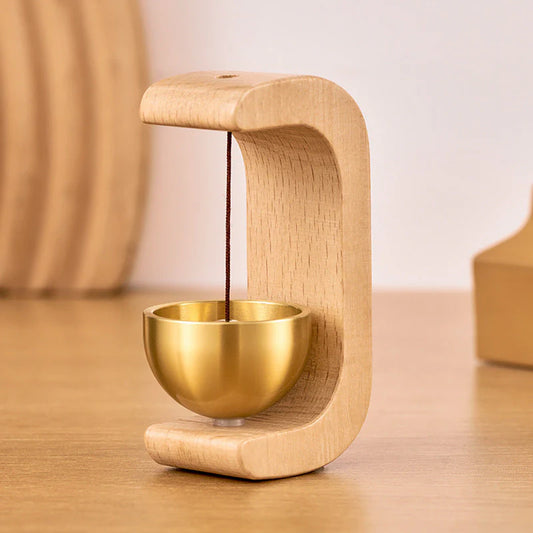 ChimeAura – Elegante Magnet-Türklingel mit Holzoptik und klarem, sanftem Klang