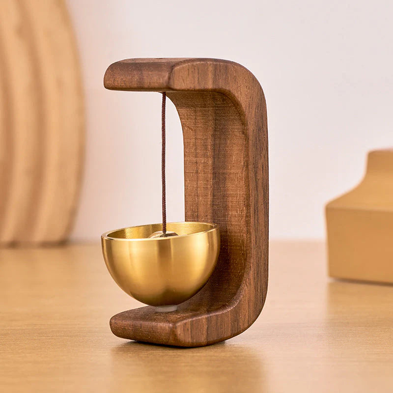 ChimeAura – Elegante Magnet-Türklingel mit Holzoptik und klarem, sanftem Klang