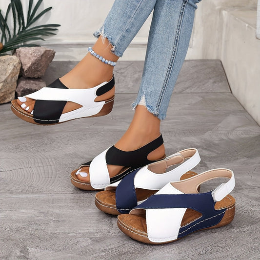 Madeleine – Casuale Sandalen mit Offener Zehenpartie und Fußgewölbeunterstützung
