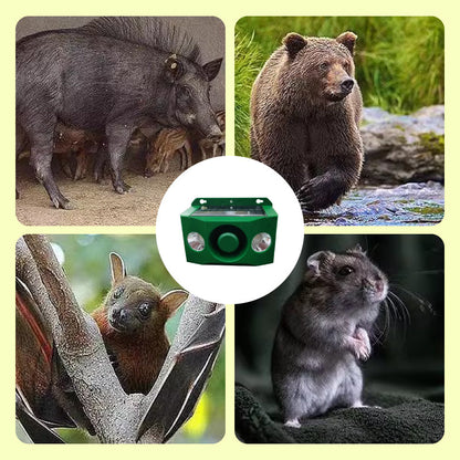 SolarDefender – Solarbetriebene Außenabwehr mit Licht und Ton